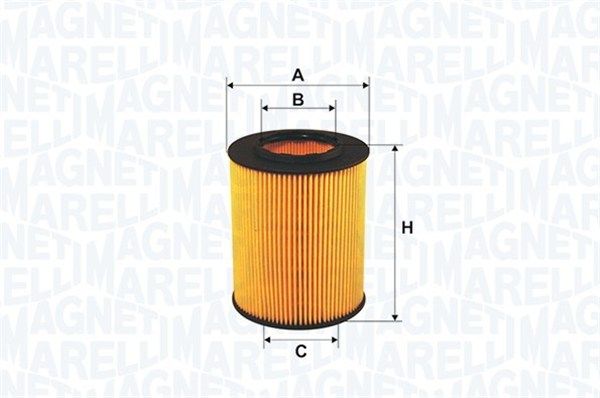 MAGNETI MARELLI alyvos filtras 152071758808